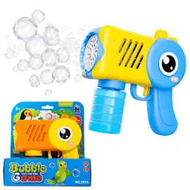 LED S&aelig;beboblepistol Papeg&oslash;je 90 ml 17 cm