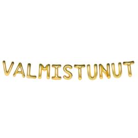 Ballonguirlande Valmistunut Guld