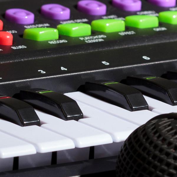 Tastatur med Mikrofon Legetøj