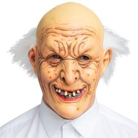 Maske Gammel Skaldet Mand med Hår