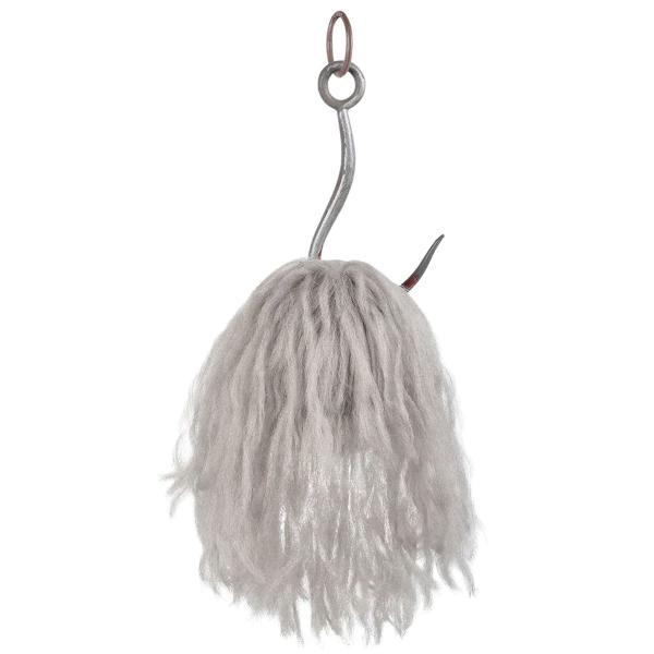 Hængende Zombiehoved med Lys