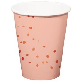 Papkrus med Prikker Lysrosa 8-pak