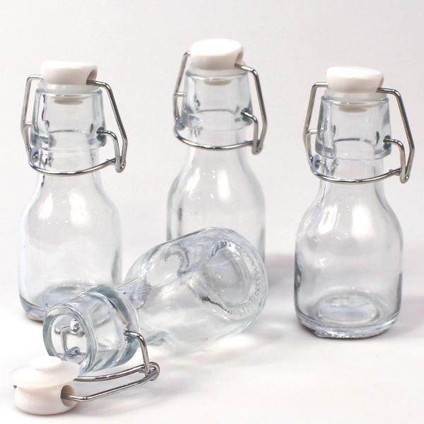 Glasflaske med Patentprop 4,5 x 11 cm