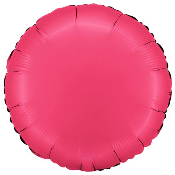 Rund Folieballon Satin Lipstick