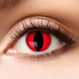 Farvede Crazy Linser Red Cat