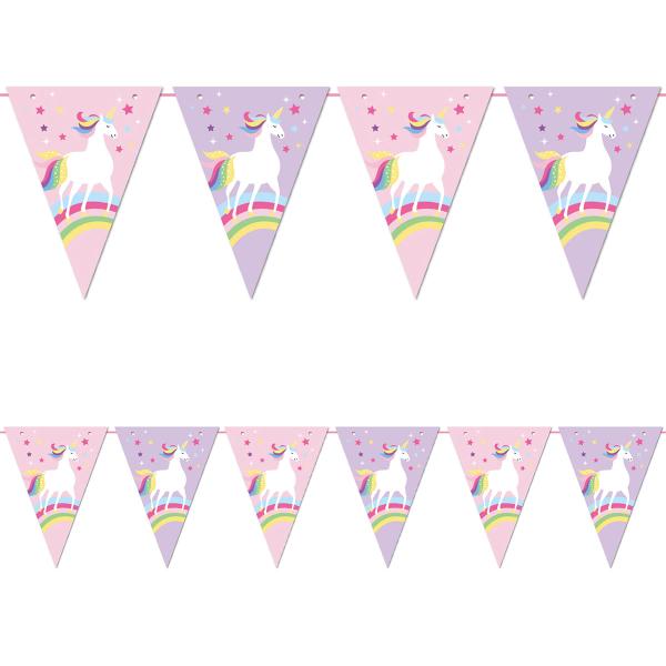 Enhjørning Vimpelguirlande