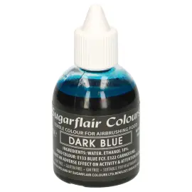 Spiselig Airbrush Farve Mørkeblå