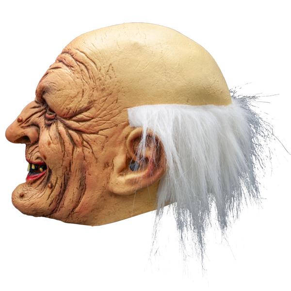 Maske Gammel Skaldet Mand med Hår