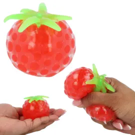 Squishy Tomat med Kugler Leget&oslash;j 5 cm
