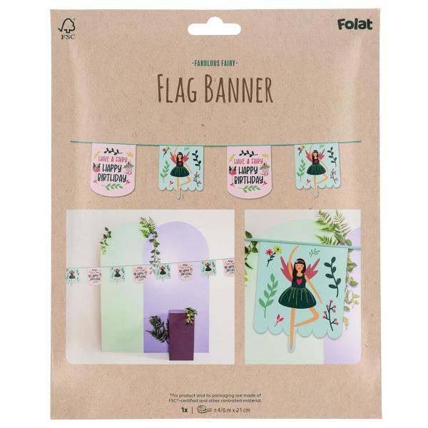 Flagguirlande Fabulous Fairy 6 m