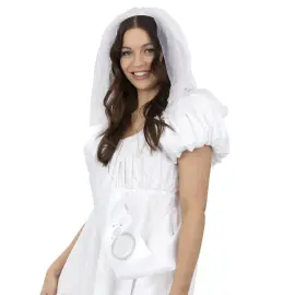 Hvid Brudesl&oslash;r & Ordensb&aring;nd S&aelig;t