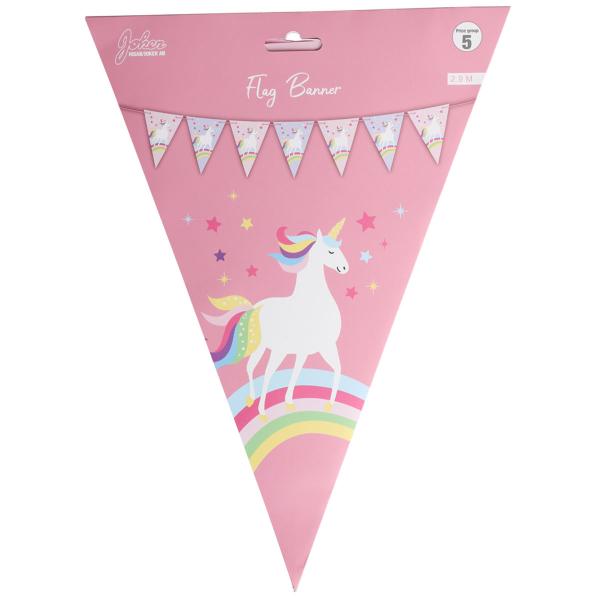Enhjørning Vimpelguirlande