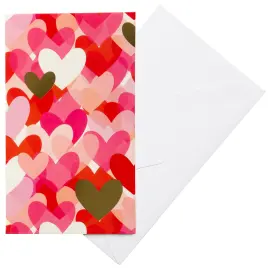 Kort med Konvolut Hjerter