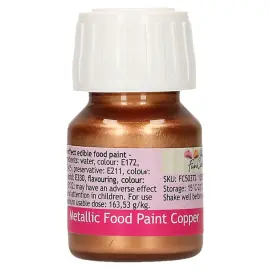 Spiselig Farve Metallic Kobber