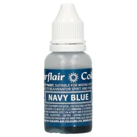 Spiselig Farve Navy Blå