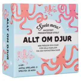 Spela Mera: Allt Om Djur Frågespel Spil