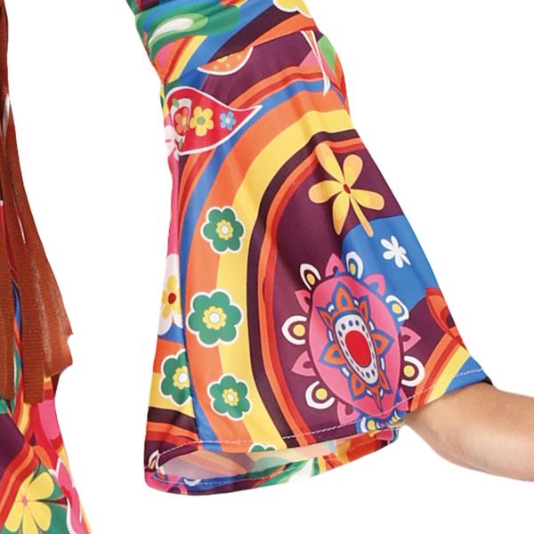 Kostume Hippie Kjole og Pandebånd