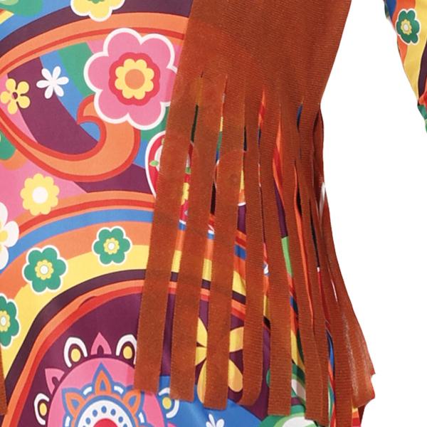 Kostume Hippie Kjole og Pandebånd