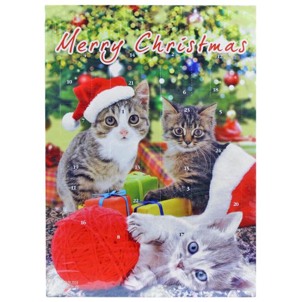 Julekalender Chokolade Hund & Kat