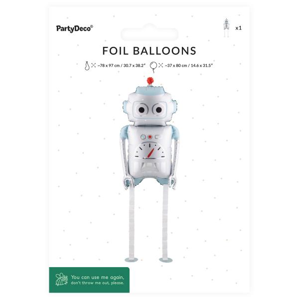 Folieballon Robot 37 x 80 cm