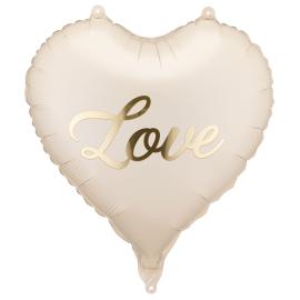 Folieballon Hjerte Love 35 cm
