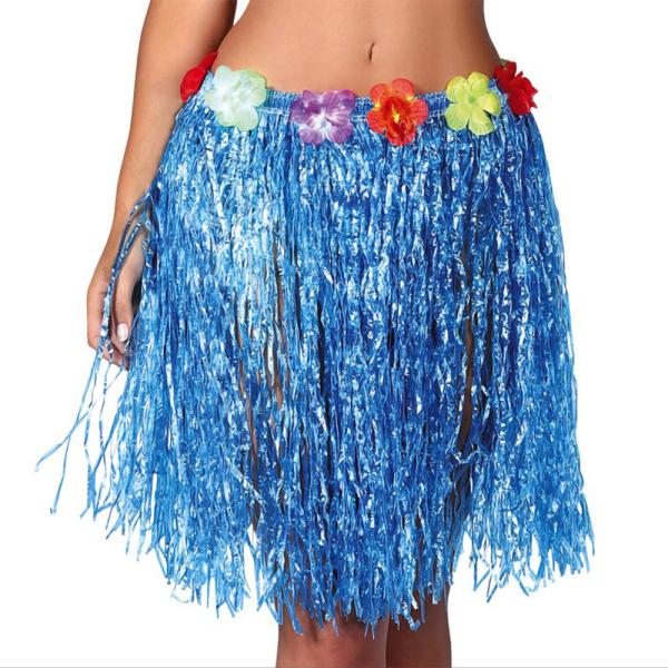 Blå Hawaii Hula Nederdel
