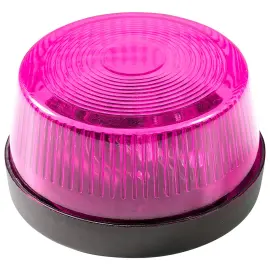 Lyserød Blinkende Advarselslampe