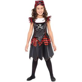 Piratpige Kostume Børn