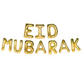 Eid Mubarak Ballonguirlande Guld