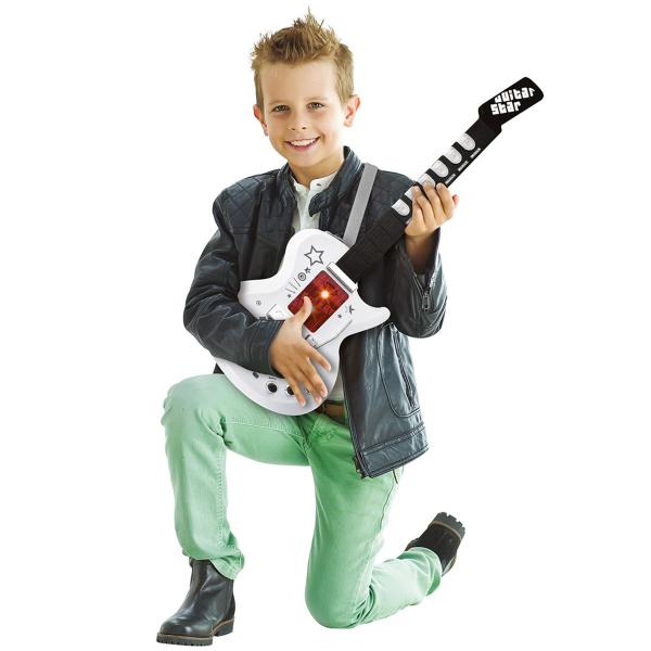 Elektronisk Legetøjsguitar med Headset