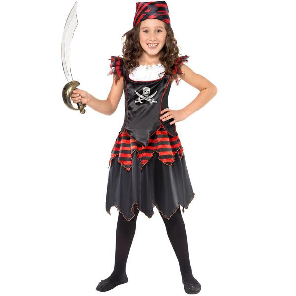Piratpige Kostume Børn