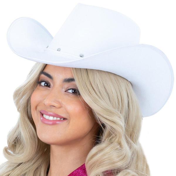 Hvid Cowboyhat
