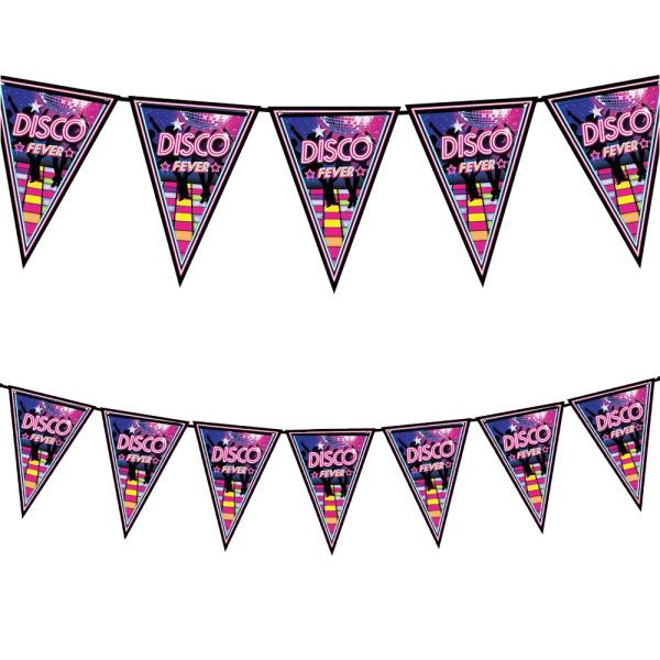 Disco Fever Vimpelguirlande