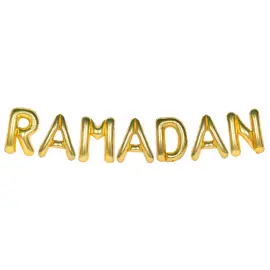 Ramadan Ballonguirlande Guld