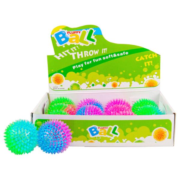 Spikey Blinkende Gummibolde
