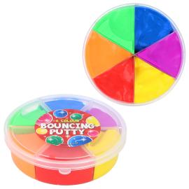 Bouncing Putty i 6 Farver 60g