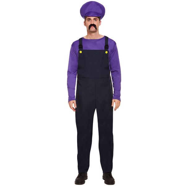 Blikkenslager Kostume Sort/Lilla