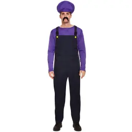 Blikkenslager Kostume Sort/Lilla
