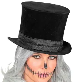 Cylinderhat Fl&oslash;jl Sort