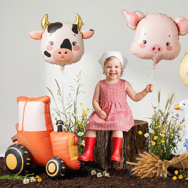 Folieballon Traktor Stående 72 x 63,5 cm