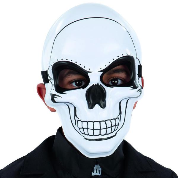 Hvid Dødningehovedmaske Børn