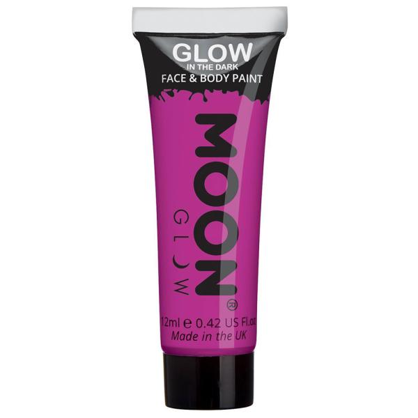 Moon Glow Glow in the Dark Krops- & Ansigtsfarve Lilla