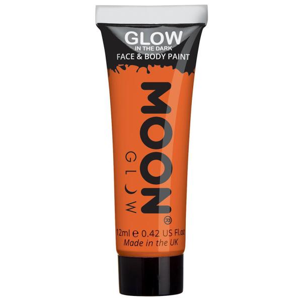 Moon Glow Glow in the Dark Krops- & Ansigtsfarve Orange