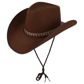 Cowboyhat Det Vilde Vesten Brun