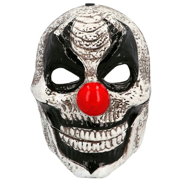 Uhyggelig Klovnemaske med Bevægelig Kæbe