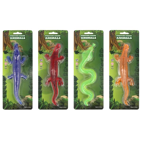 Sticky og Stretchy Krybdyr Legetøj 19 cm