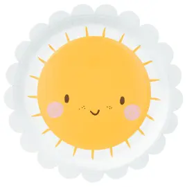Små Paptallerkener Sol