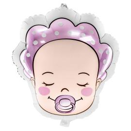 Baby Folieballon Pink