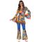 Kostume Hippie Blomstret