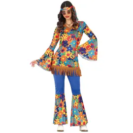 Kostume Hippie Blomstret